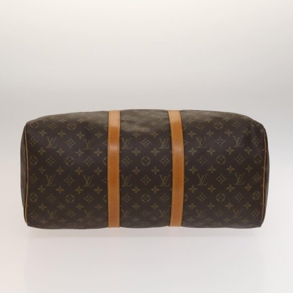 LOUIS VUITTON Monogram Keepall 50 Boston Bag LV Auth - Picture 6 of 16